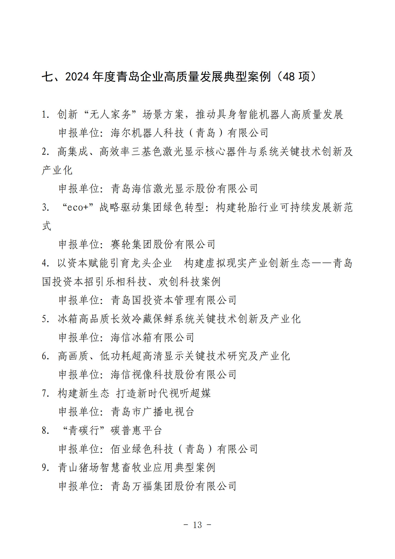 2024年度青島經(jīng)濟(jì)成就宣傳發(fā)布活動(dòng)推薦名單_13.png 2024年度青島經(jīng)濟(jì)成就宣傳發(fā)布活動(dòng)推薦名單_13.png